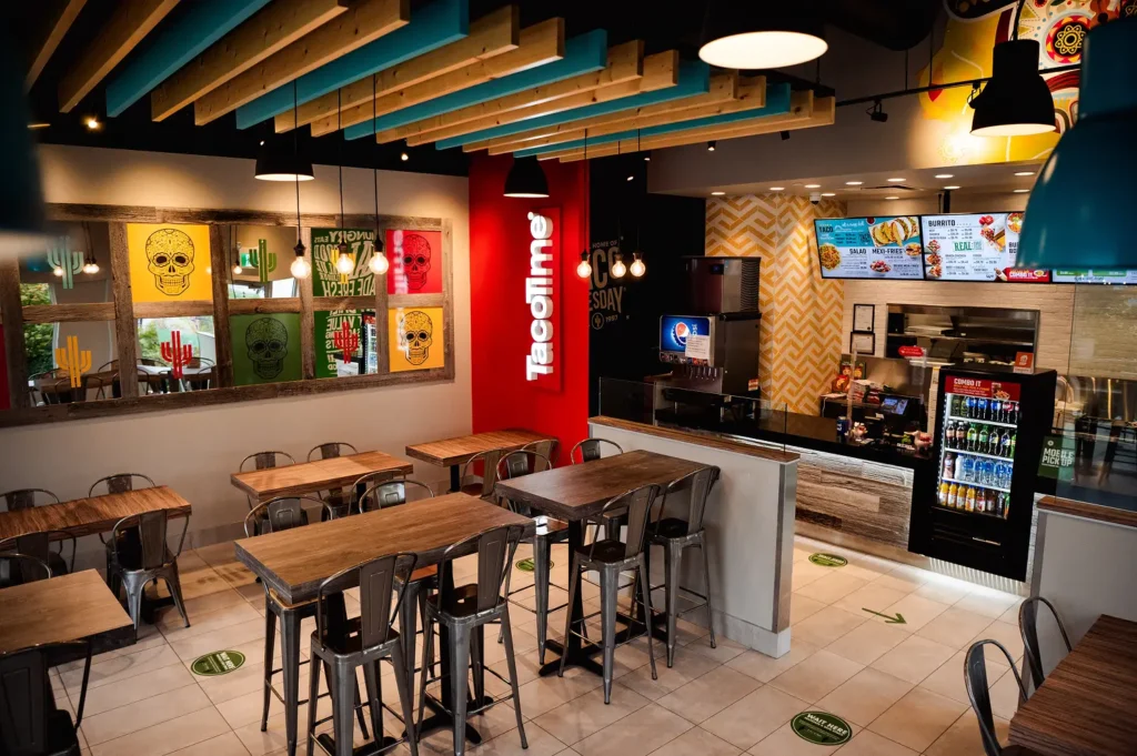 Interior of a TacoTime restaurant | TacoTime Franchise FAQs: Support, Costs, and What You'll Need to Know Blog